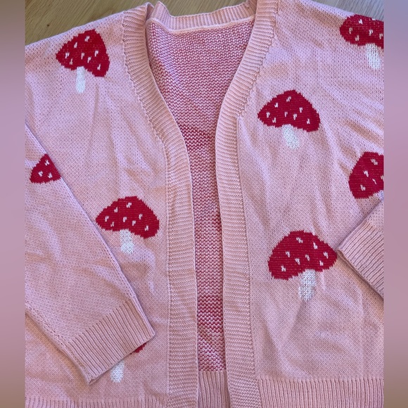 Mushroom print cardigan - Picture 1 of 6